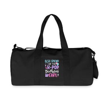 Best Friend Of The K Pop Birthday Girl - Recycelte Canvas-Sporttasche von Stanley/Stella - Schwarz - Vorne