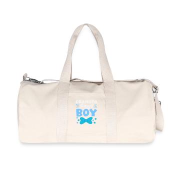 Grand-père parle d’une fête de révélation du sexe des jeunes - Sac de sport en toile recyclée Stanley/Stella - blanc naturel - Devant