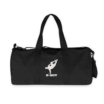 Breakdance B-Boy Danse de rue Hip Hop - Sac de sport en toile recyclée Stanley/Stella - noir - Devant