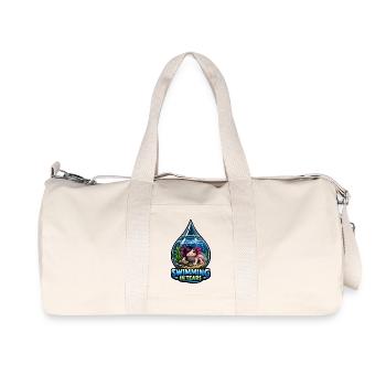 Axolotl lover, Cute Axolotl, Funny - Recycled Canvas Sports Bag by Stanley/Stella - natural - Front
