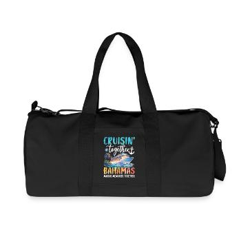 Croisière ensemble aux Bahamas - Sac de sport en toile recyclée Stanley/Stella - noir - Devant