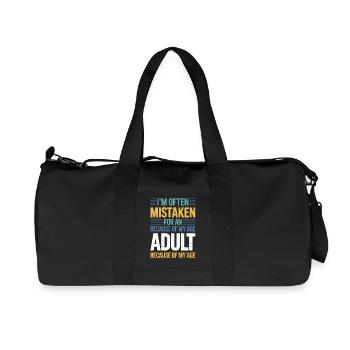 Dire que les jeunes ont l’air vieux Humour Cadeau drôle - Sac de sport en toile recyclée Stanley/Stella - noir - Devant