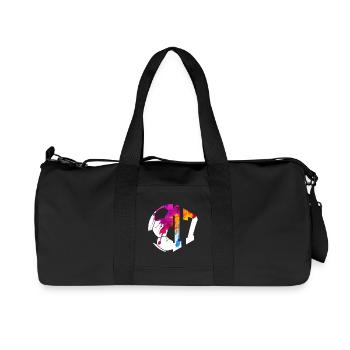 NR. 17 FUßBALLER NUMMER 17 FUßBALL 17. GEBURTSTAG - Recycelte Canvas-Sporttasche von Stanley/Stella - Schwarz - Vorne