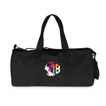 NO. 18 FOOTBALLER NUMBER 18 FOOTBALL 18TH BIRTHDAY - Recycled Canvas Sports Bag by Stanley/Stella - black - Front