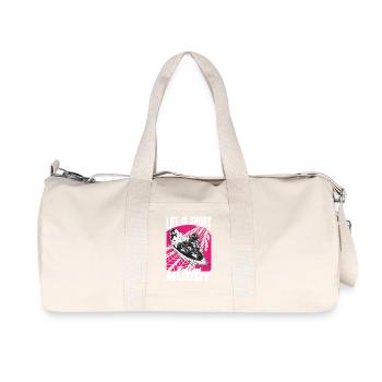 Quad ATV Femme Fille Quad Quad - Sac de sport en toile recyclée Stanley/Stella - blanc naturel - Devant