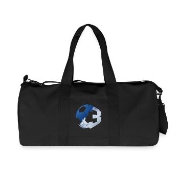 NR. 3 FUßBALLER NUMMER 3 FUßBALL 3. GEBURTSTAG - Recycelte Canvas-Sporttasche von Stanley/Stella - Schwarz - Vorne