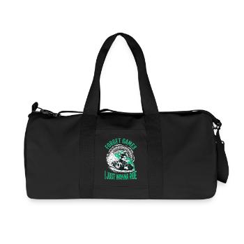 Quad ATV Boy Men Four Wheeler - Recycled Canvas Sports Bag by Stanley/Stella - black - Front