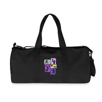 Basket-ball féminin - Sac de sport en toile recyclée Stanley/Stella - noir - Devant