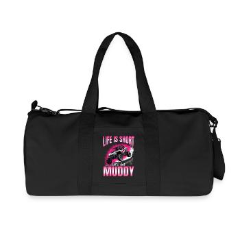 UTV Fille tout-terrain Femme 4 roues côte à côte - Sac de sport en toile recyclée Stanley/Stella - noir - Devant