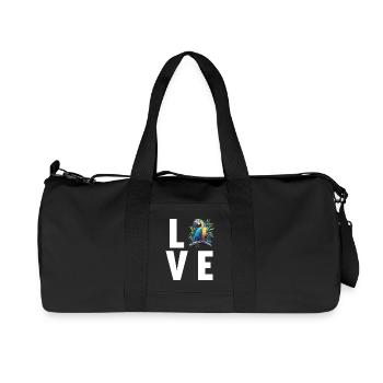 Macaw's Era - Recycled Canvas Sports Bag by Stanley/Stella - black - Front