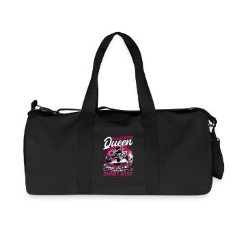 UTV Off Road Girl Woman 4 Wheeler Side by side - Recycelte Canvas-Sporttasche von Stanley/Stella - Schwarz - Vorne