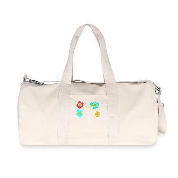 Flore du Jardin de Fleurs Joyeuses - Sac de sport en toile recyclée Stanley/Stella - blanc naturel - Devant