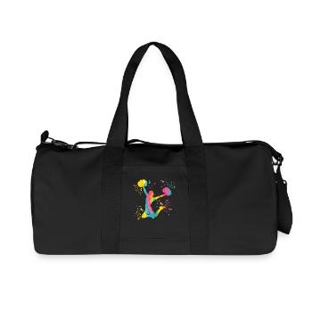Cheerpom pom girls Mom Cheerleading - Sac de sport en toile recyclée Stanley/Stella - noir - Devant