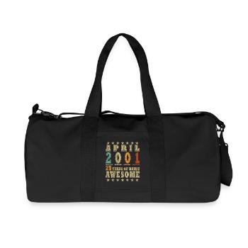 April 2001 – 25 years of Awesome - Recycled Canvas Sports Bag by Stanley/Stella - black - Front