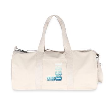 36ème Anniversaire Homme Femme 36 ans 1990 Cadeau - Sac de sport en toile recyclée Stanley/Stella - blanc naturel - Devant