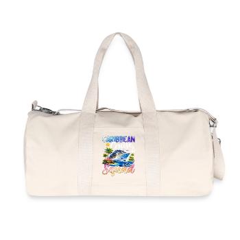 Caribbean Cruise Squad - Recycelte Canvas-Sporttasche von Stanley/Stella - Naturweiß - Vorne