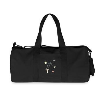 Motif d’étoile d’étoile de rêve en ancre - Sac de sport en toile recyclée Stanley/Stella - noir - Devant