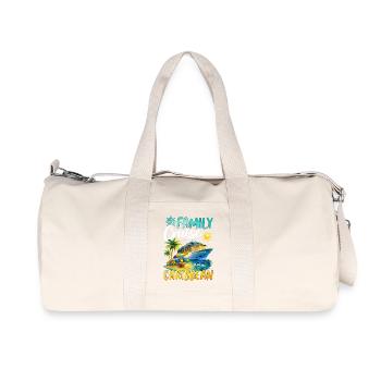 Family Cruise Caribbean - Recycelte Canvas-Sporttasche von Stanley/Stella - Naturweiß - Vorne