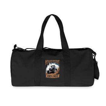 UTV Off Road 4 Wheeler Side by side - Recycled Canvas Sports Bag by Stanley/Stella - black - Front