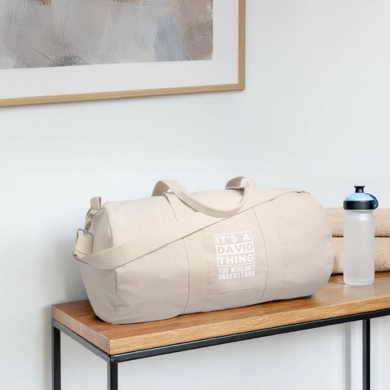 C’est une affaire de David que tu ne comprendrais pas Sac de sport en toile recyclée Stanley/Stella