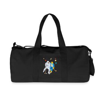 Maillot de hockey spatial Astronaut Alien - Sac de sport en toile recyclée Stanley/Stella - noir - Devant