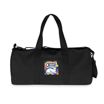 Catisse  Matisse Style Cat - Recycled Canvas Sports Bag by Stanley/Stella - black - Front