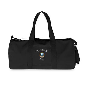 Couronne des armoiries de Thessalonique, Grèce, – Voyage - Sac de sport en toile recyclée Stanley/Stella - noir - Devant
