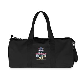 Dans l’humour de l’ère de My Younger Child et de la famille des filles - Sac de sport en toile recyclée Stanley/Stella - noir - Devant