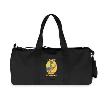 Pickleball, ich kann nicht, ich habe Pickleball, lustiger Spieler. - Recycelte Canvas-Sporttasche von Stanley/Stella - Schwarz - Vorne
