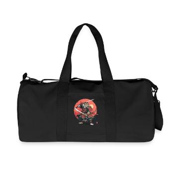 Samouraï Tigre en armure cramoisie - Sac de sport en toile recyclée Stanley/Stella - noir - Devant