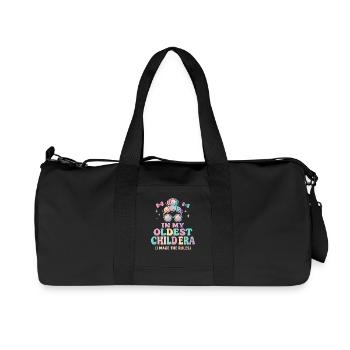 Daughter Family Humor In My Oldest Child Era - Recycled Canvas Sports Bag by Stanley/Stella - black - Front