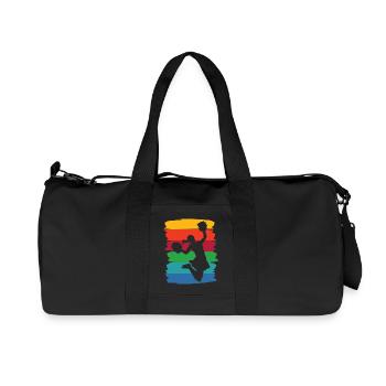 Cheerleader Cheer Mom Cheerleading - Recycled Canvas Sports Bag by Stanley/Stella - black - Front
