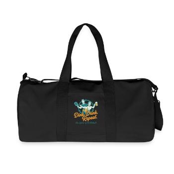 Pickleball Dink Drink Repeat Joueur drôle - Sac de sport en toile recyclée Stanley/Stella - noir - Devant