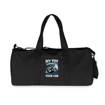 UTV Off Road 4 Wheeler Side by side - Recycled Canvas Sports Bag by Stanley/Stella - black - Front