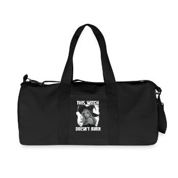 Witches Ladies T Witches Saying | Halloween Party Witches - Recycled Canvas Sports Bag by Stanley/Stella - black - Front