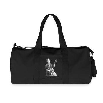 Jane Austen joue de la guitare - Sac de sport en toile recyclée Stanley/Stella - noir - Devant