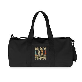 Mai 1971 – mai 1971 - Sac de sport en toile recyclée Stanley/Stella - noir - Devant