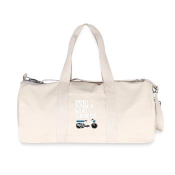 Drei Räder Null Stress Lastenrad - Recycelte Canvas-Sporttasche von Stanley/Stella - Naturweiß - Vorne