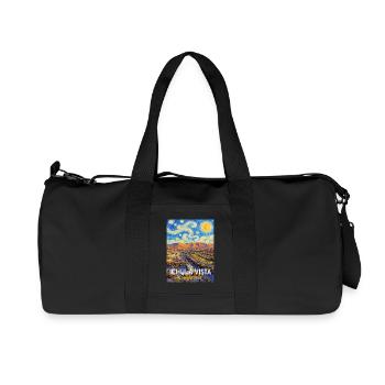 Chula Vista California Sternennacht  - Recycelte Canvas-Sporttasche von Stanley/Stella - Schwarz - Vorne