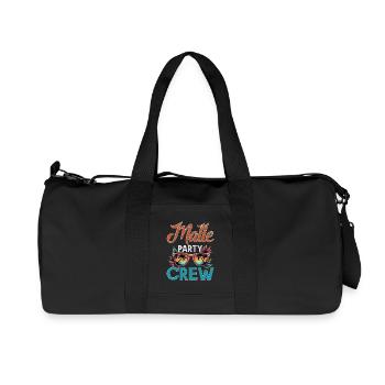 Malle Crew - Sac de sport en toile recyclée Stanley/Stella - noir - Devant