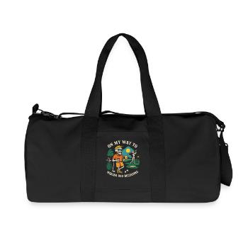 Golf Humor On My Way To Making Bad Decisions - Recycled Canvas Sports Bag by Stanley/Stella - black - Front