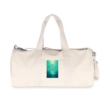 Immergez-vous dans la paix | Plongée - Sac de sport en toile recyclée Stanley/Stella - blanc naturel - Devant