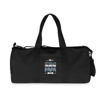 Offizieller Dalmatiner Papa - Recycelte Canvas-Sporttasche von Stanley/Stella - Schwarz - Vorne