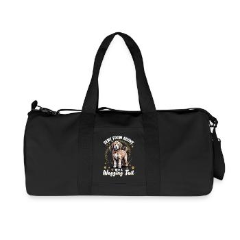 Goldendoodle Dog Breed - Recycled Canvas Sports Bag by Stanley/Stella - black - Front