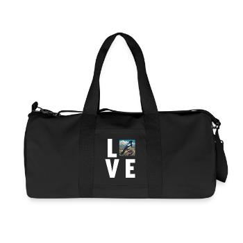 Magpies Magpie - Recycled Canvas Sports Bag by Stanley/Stella - black - Front