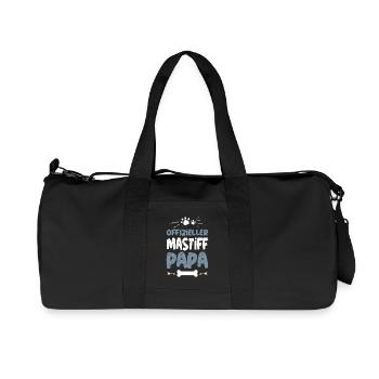 Offizieller Mastiff Papa - Recycelte Canvas-Sporttasche von Stanley/Stella - Schwarz - Vorne