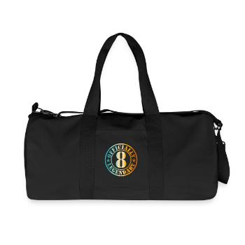 8e anniversaire Garçon Fille Légende Officielle 8 - Sac de sport en toile recyclée Stanley/Stella - noir - Devant