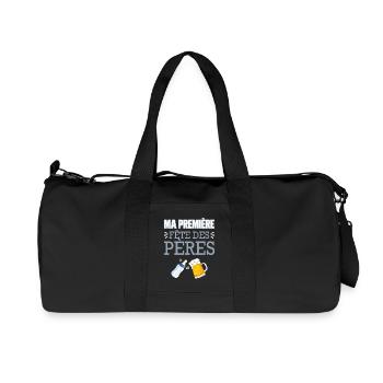 Ma Première Fête des Pères - Sac de sport en toile recyclée Stanley/Stella - noir - Devant