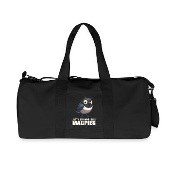 Elstern Elster - Recycelte Canvas-Sporttasche von Stanley/Stella - Schwarz - Vorne