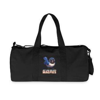 Elstern Elster - Recycelte Canvas-Sporttasche von Stanley/Stella - Schwarz - Vorne